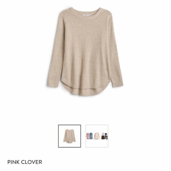 Pink Clover Sweaters - Pink Clover Pullover Sweater